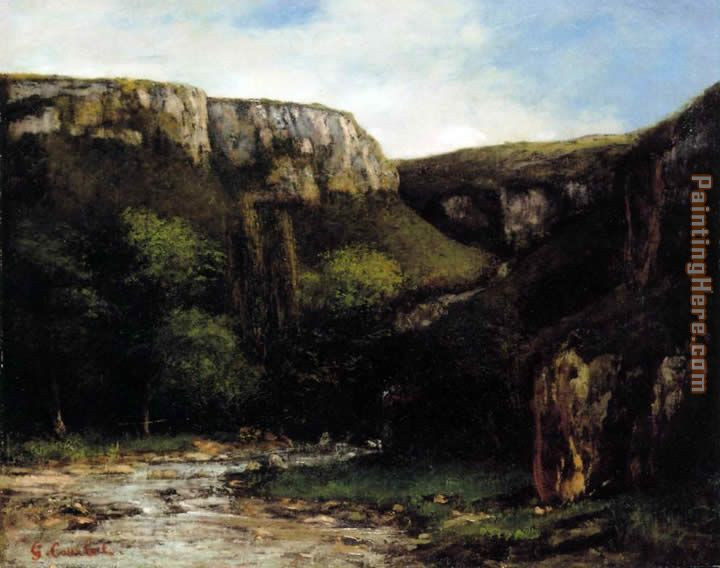 Gustave Courbet The Gorge